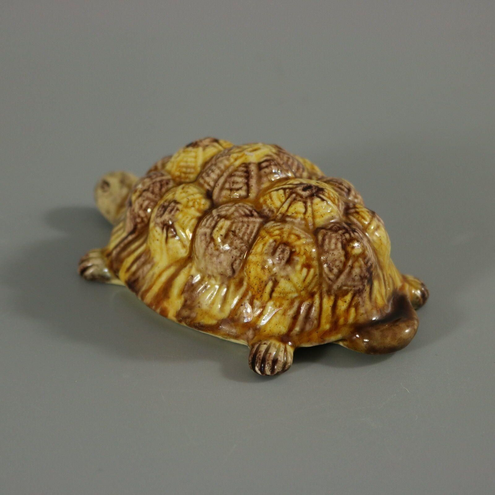 Portuguese Palissy Majolica Tortoise Figure photo 835.0