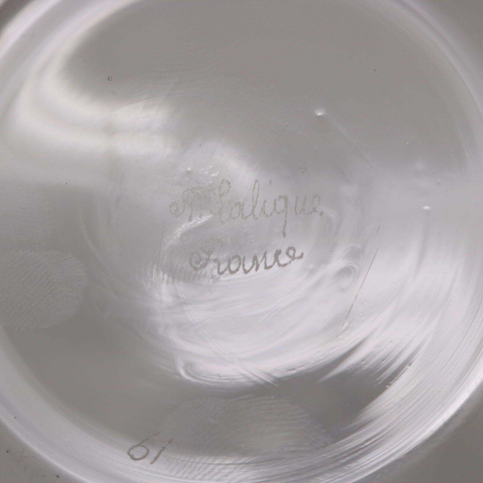 Rene Lalique Clear Glass 'Dornach' Decanter photo vintage