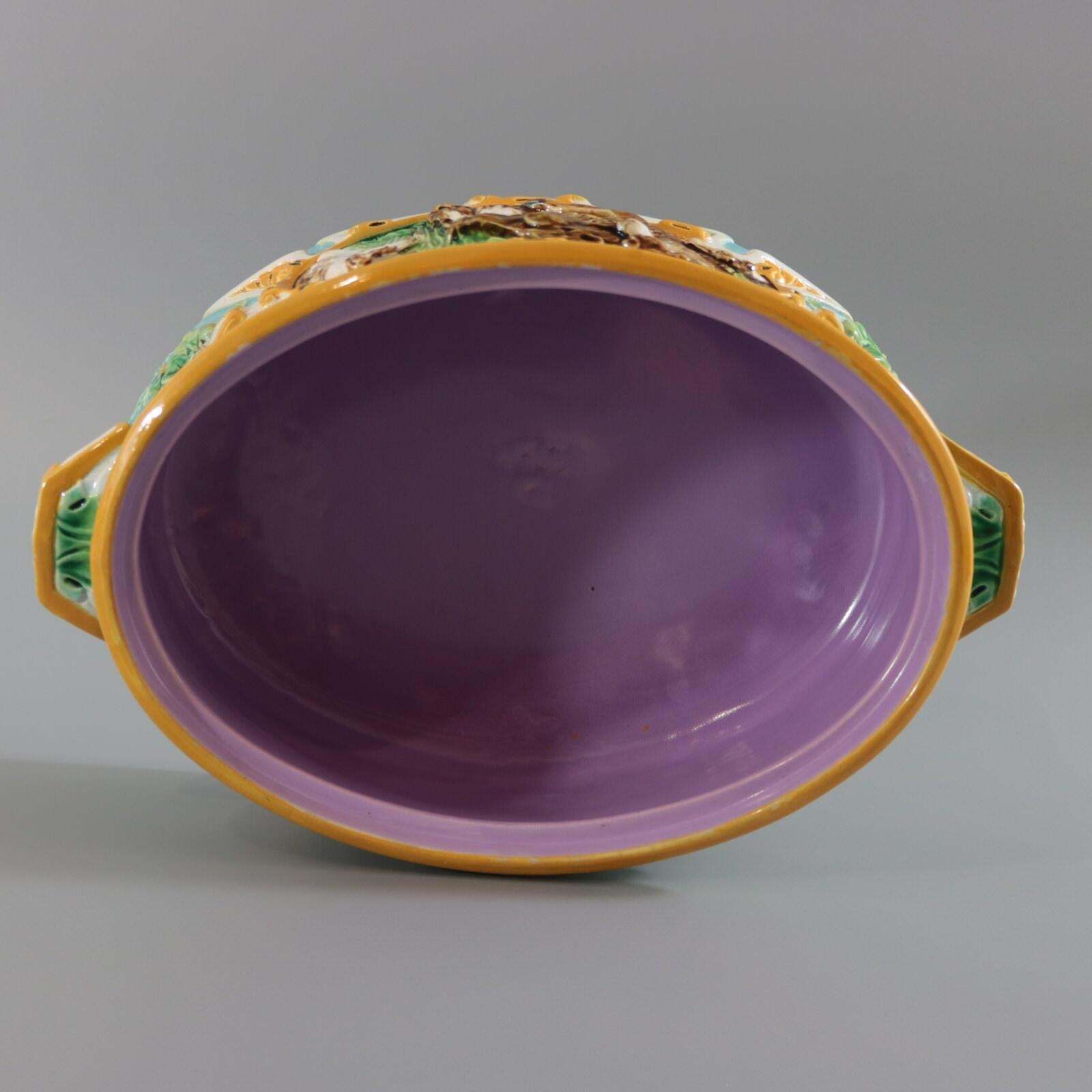 photo furniture George Jones Majolica Wild Boar Game Pie Dish
