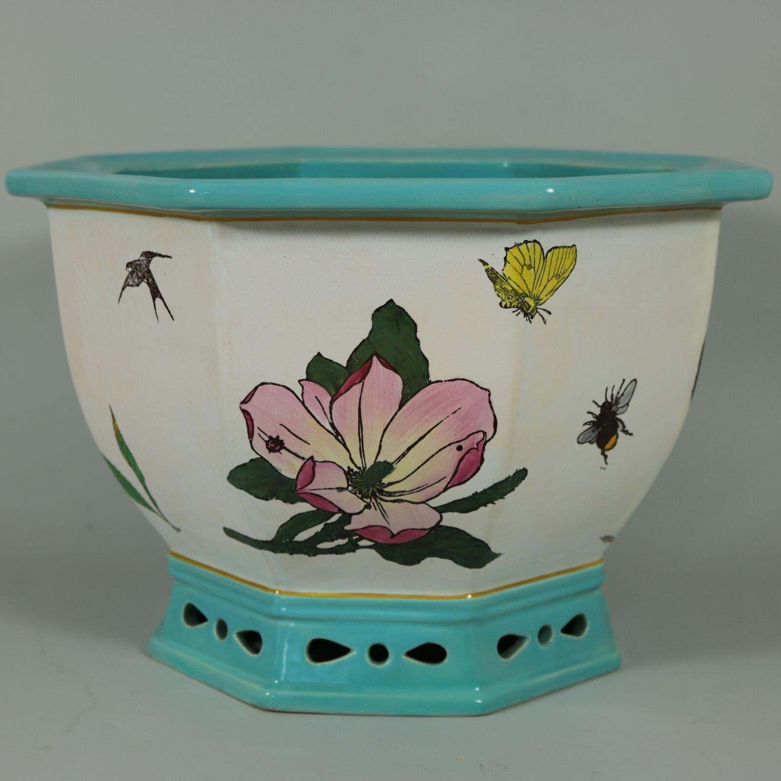 Minton Majolica 'Naturalist' Jardiniere By W.S Coleman photo buy
