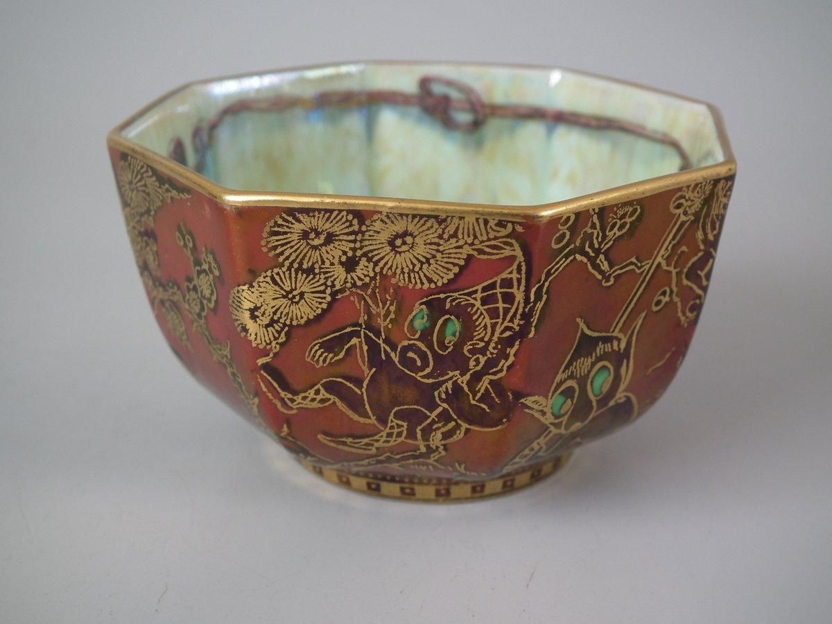 Wedgwood Fairyland Lustre 'Firbolgs' Antique Centre Bowl photo vinterior