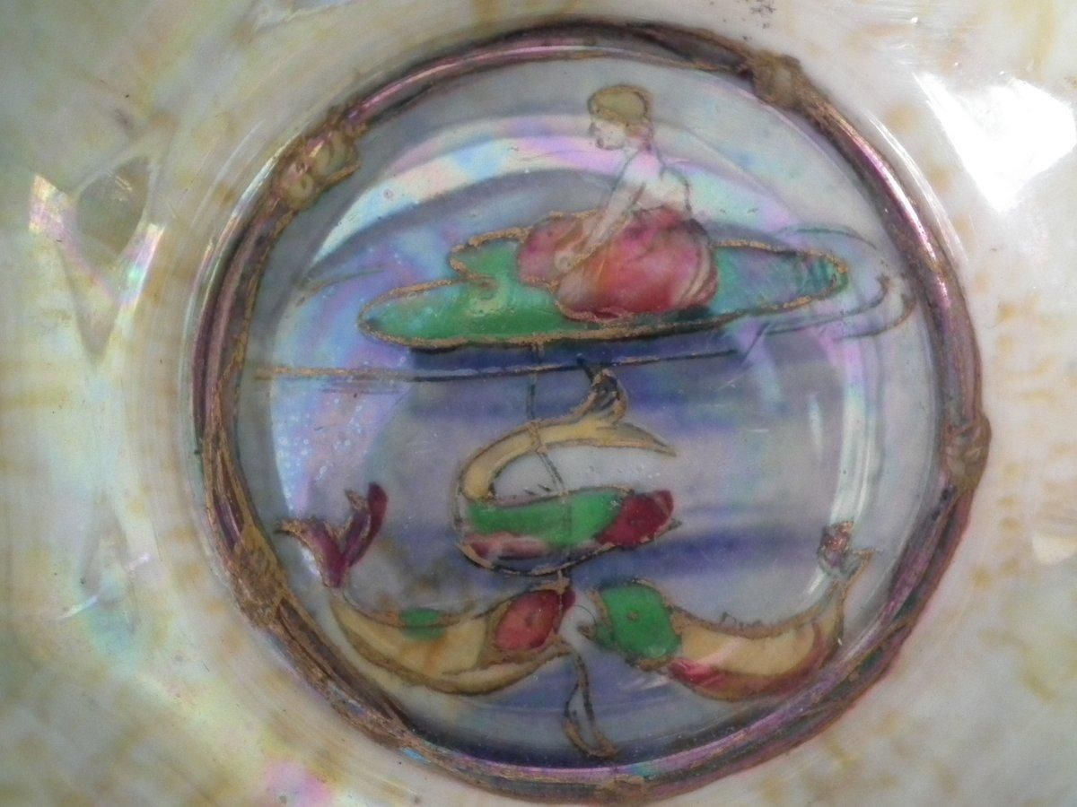 photo for sale Wedgwood Fairyland Lustre 'Firbolgs' Antique Centre Bowl