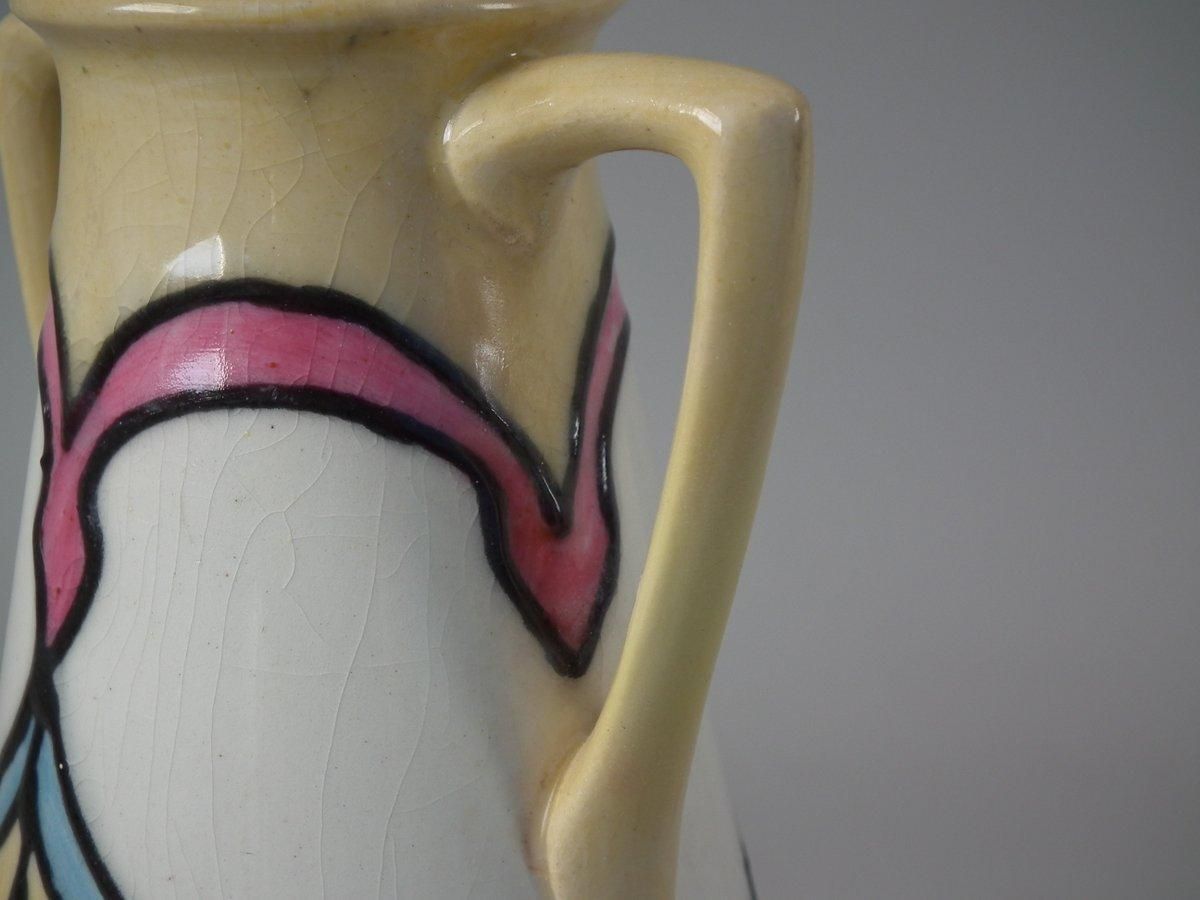photo for sale Pair Of Minton Secessionist No.12 Two Handled Vases