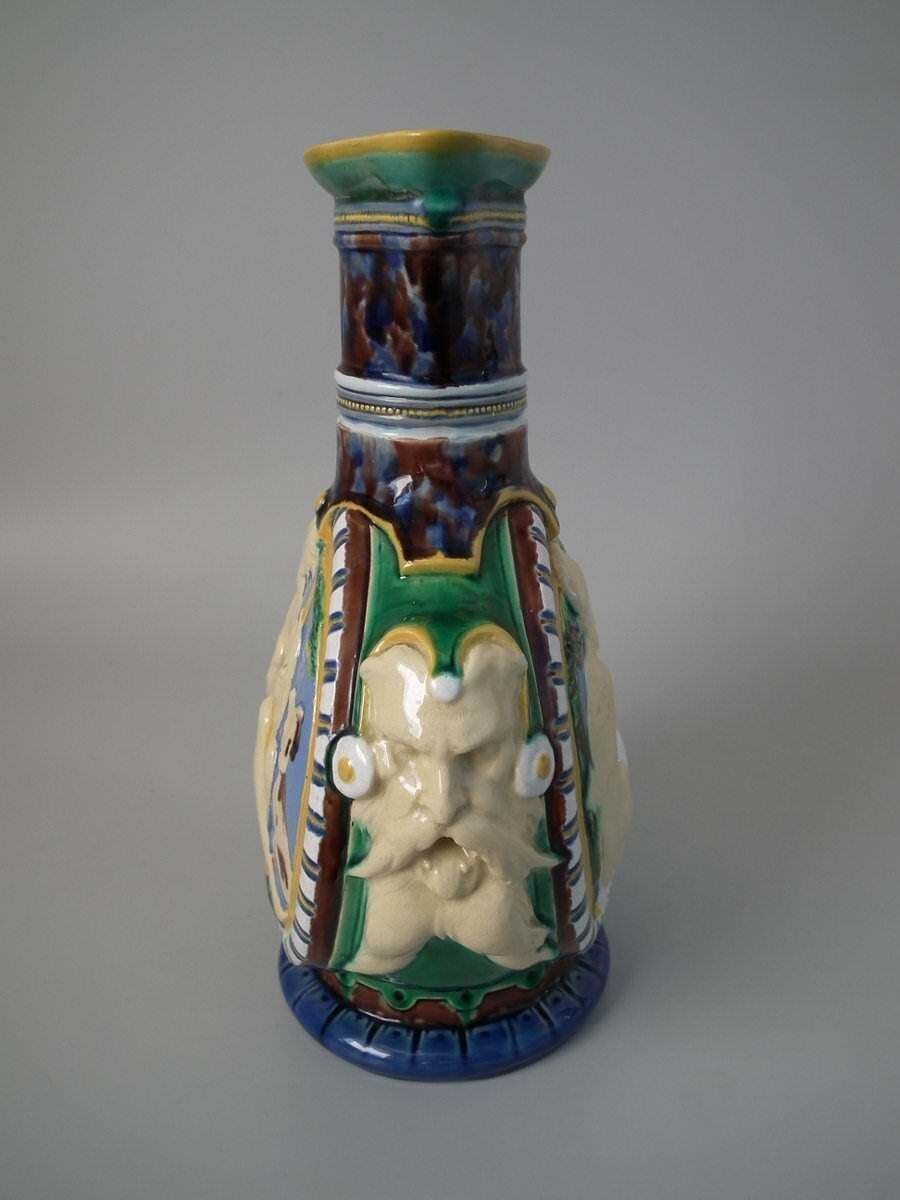 Home Decor Minton Majolica Renaissance Revival Jug Or Pitcher photo