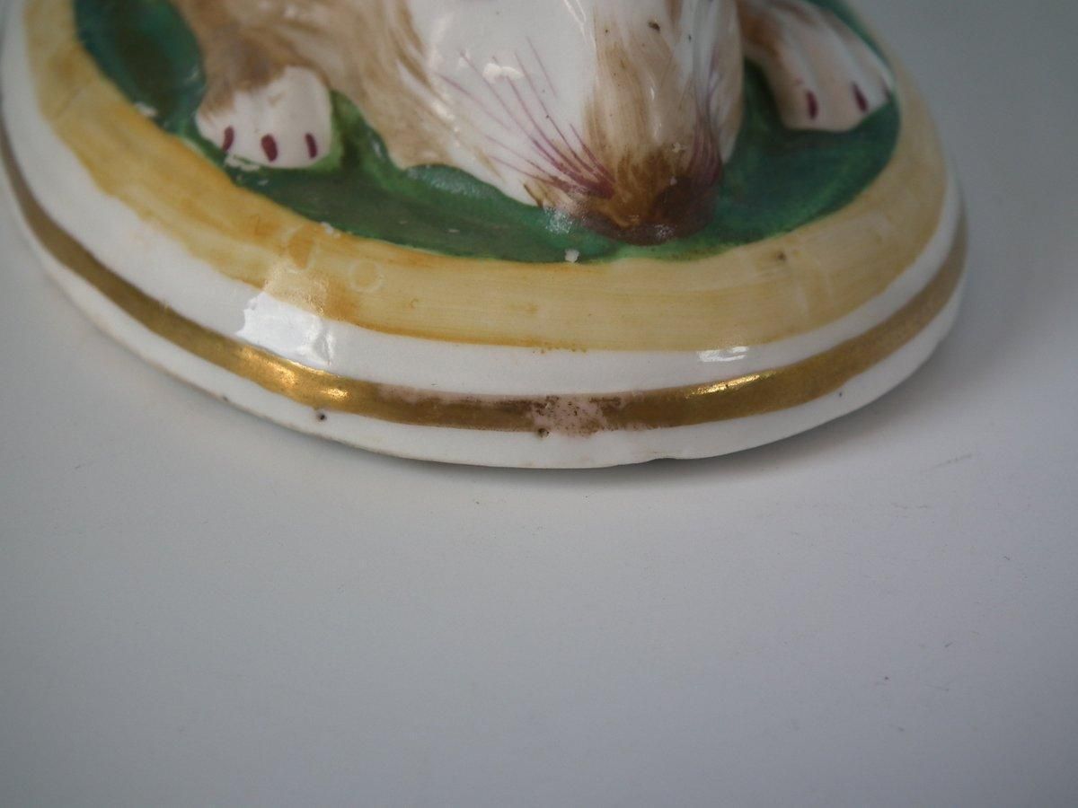 Home Decor Staffordshire Porcellaneous Rabbit Figure photo