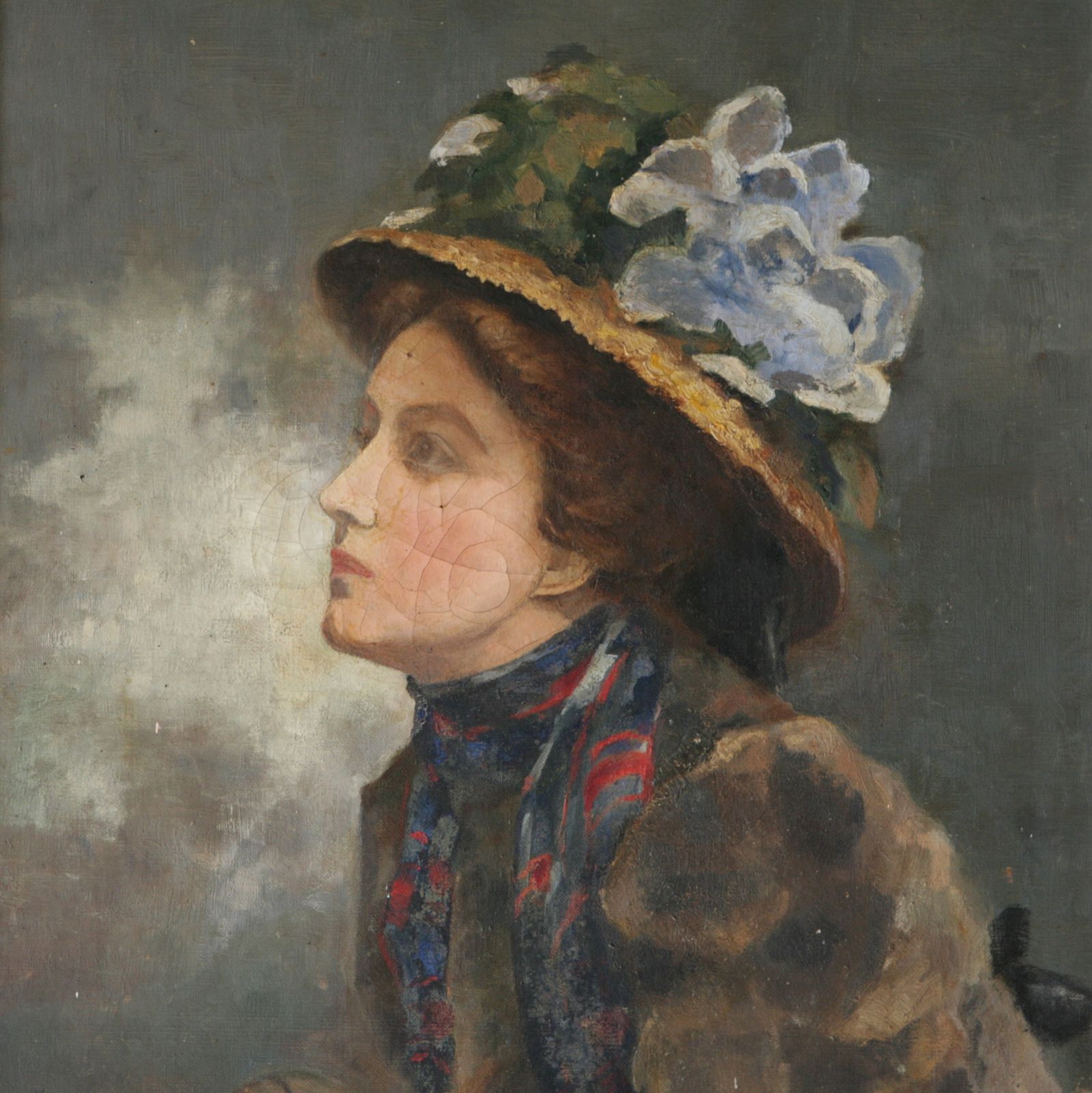 Early C20th Portrait Of A Lady photo for sale
