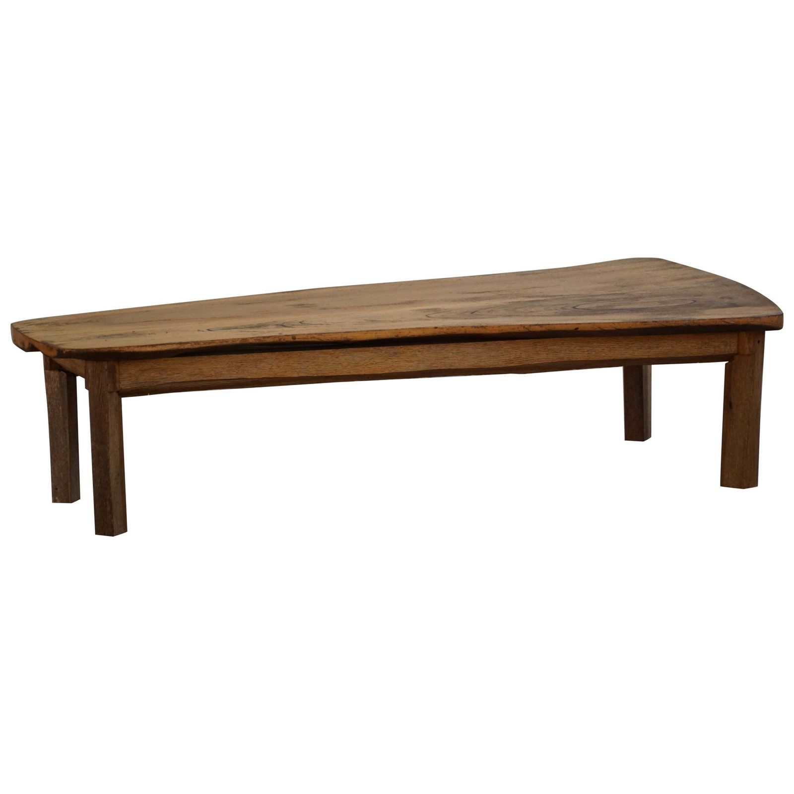 Midcentury Organic Wooden Scandinavian Wabi Sabi Coffee Table, Made In 1960s