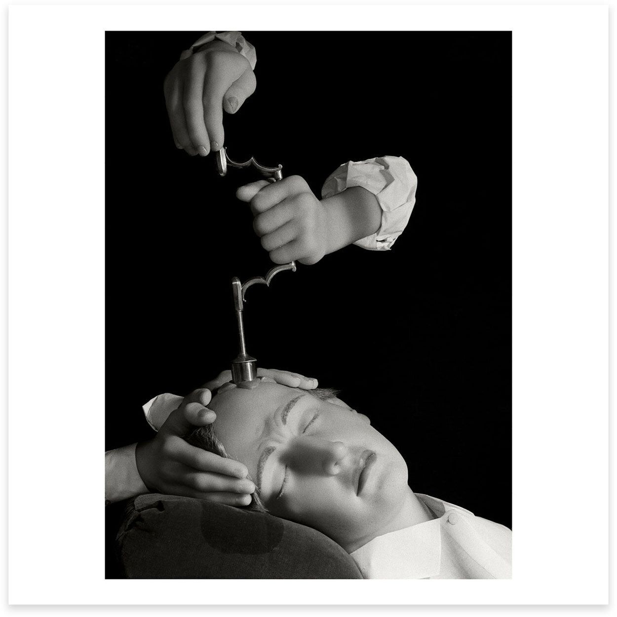 Herbert List "Trepanation (Skull Operation)" Estate Stamped Framed Print, 1944