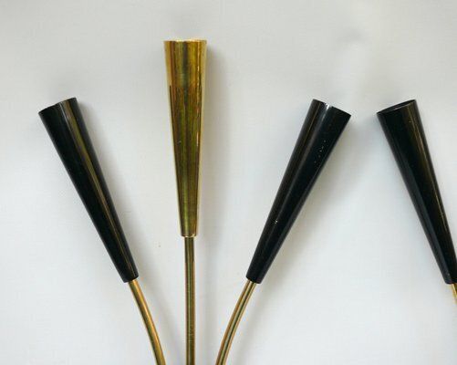 Lighting Large Wall Lights In The Style Of Stilnovo, 1950s, Set Of 3 photo