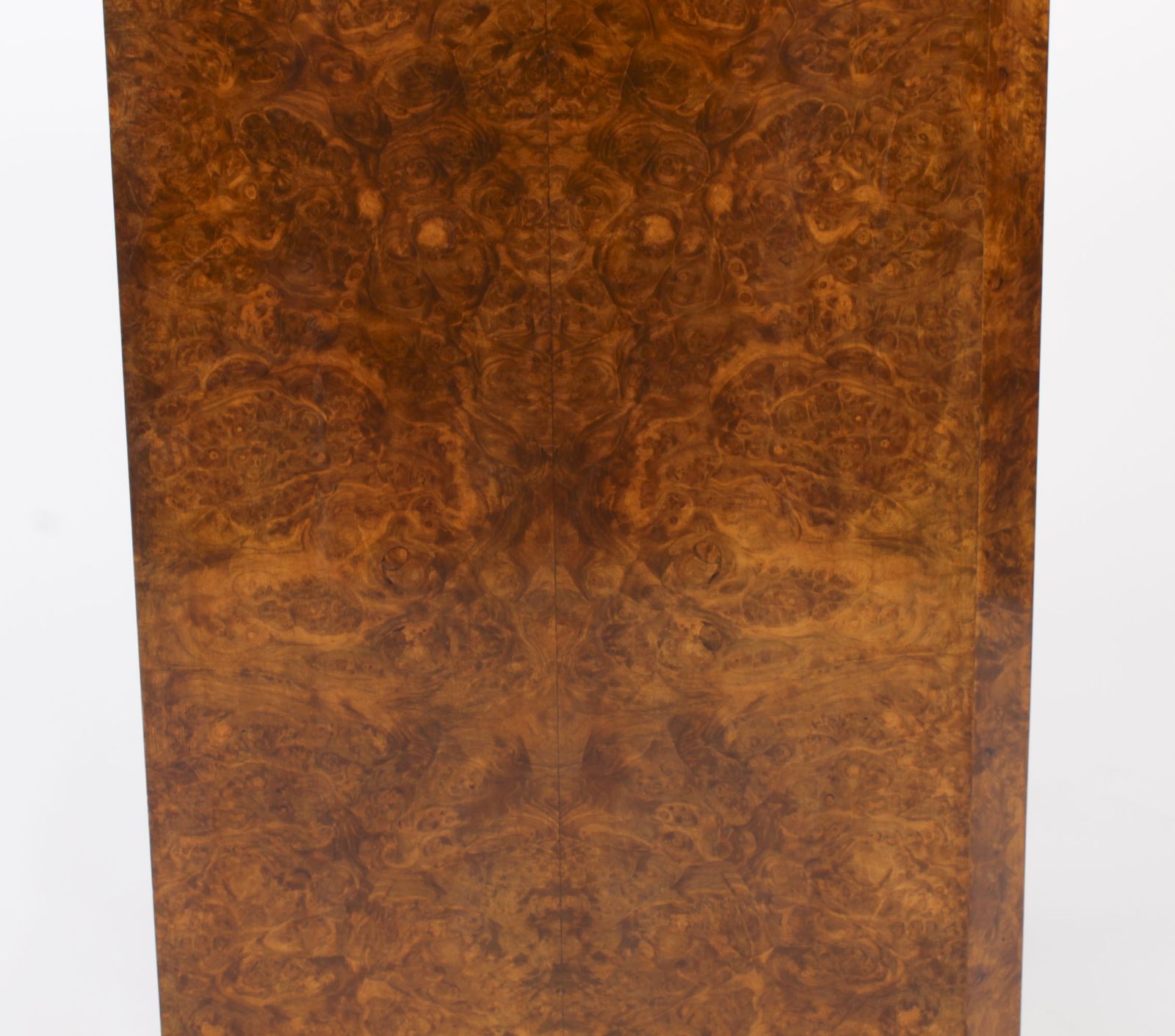 photo buy Bespoke Pair Of Burr Walnut Bedside Chests Cabinets  Made To Order