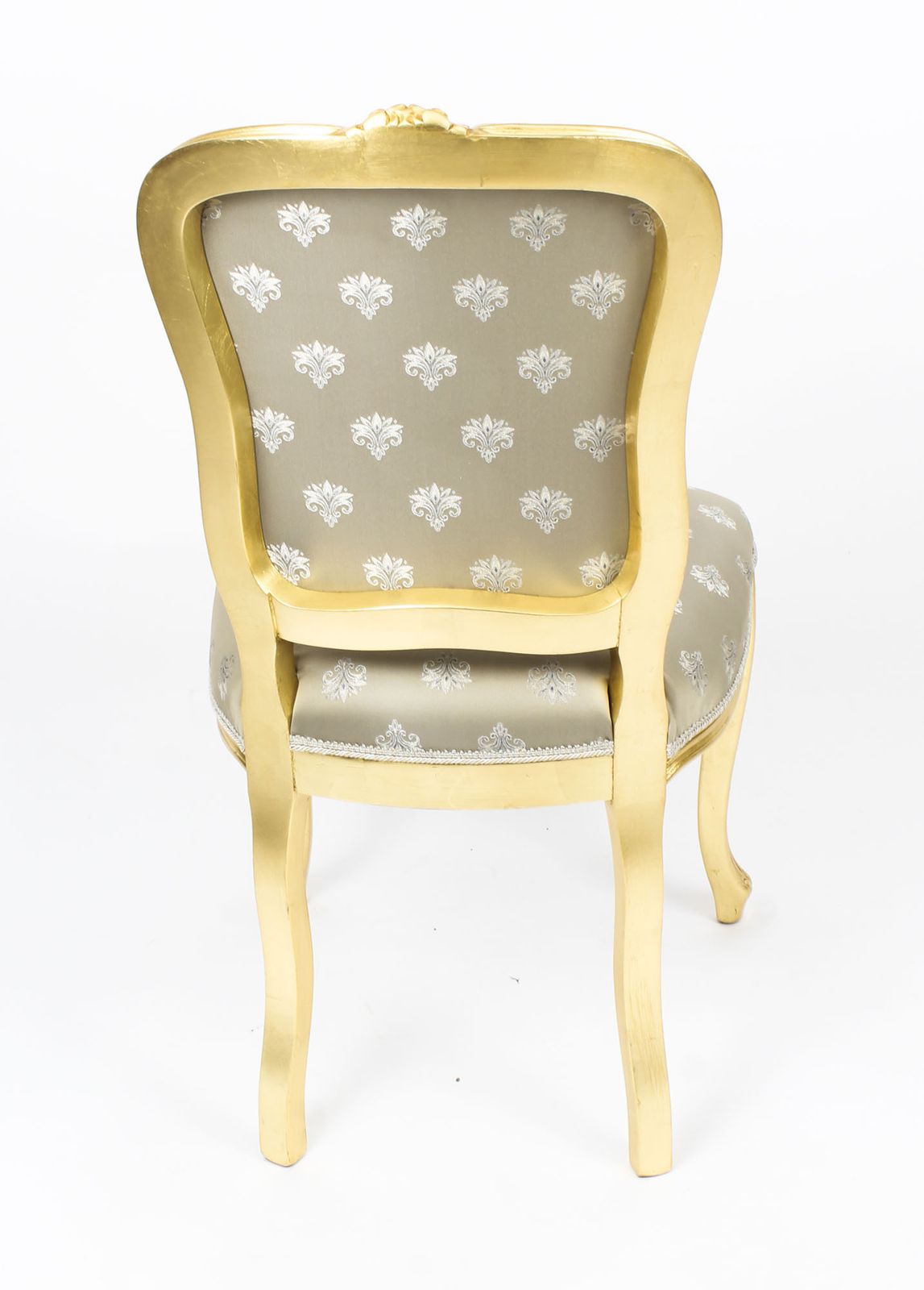 photo for sale Bespoke Set Of Giltwood Dining Chairs In The Louis XVI Style Available To Order
