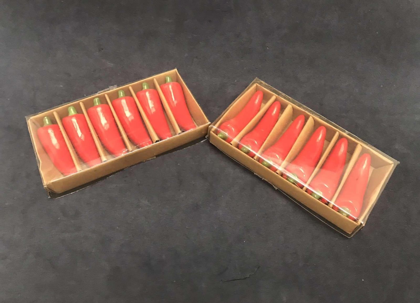 Majolica Knife Rest Set 12 Ceramic Red Chili Cutlery Holder Red Decor Flatware Rest Kitchen Decor Display Vegetables Gift For Hostess photo 176.0
