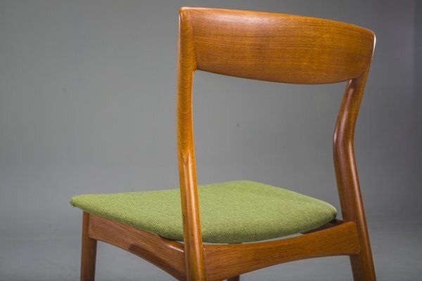 Dining Teak Chairs Attributed To R. Borregaard For Viborg, 1970s, Set Of 2 photo for sale
