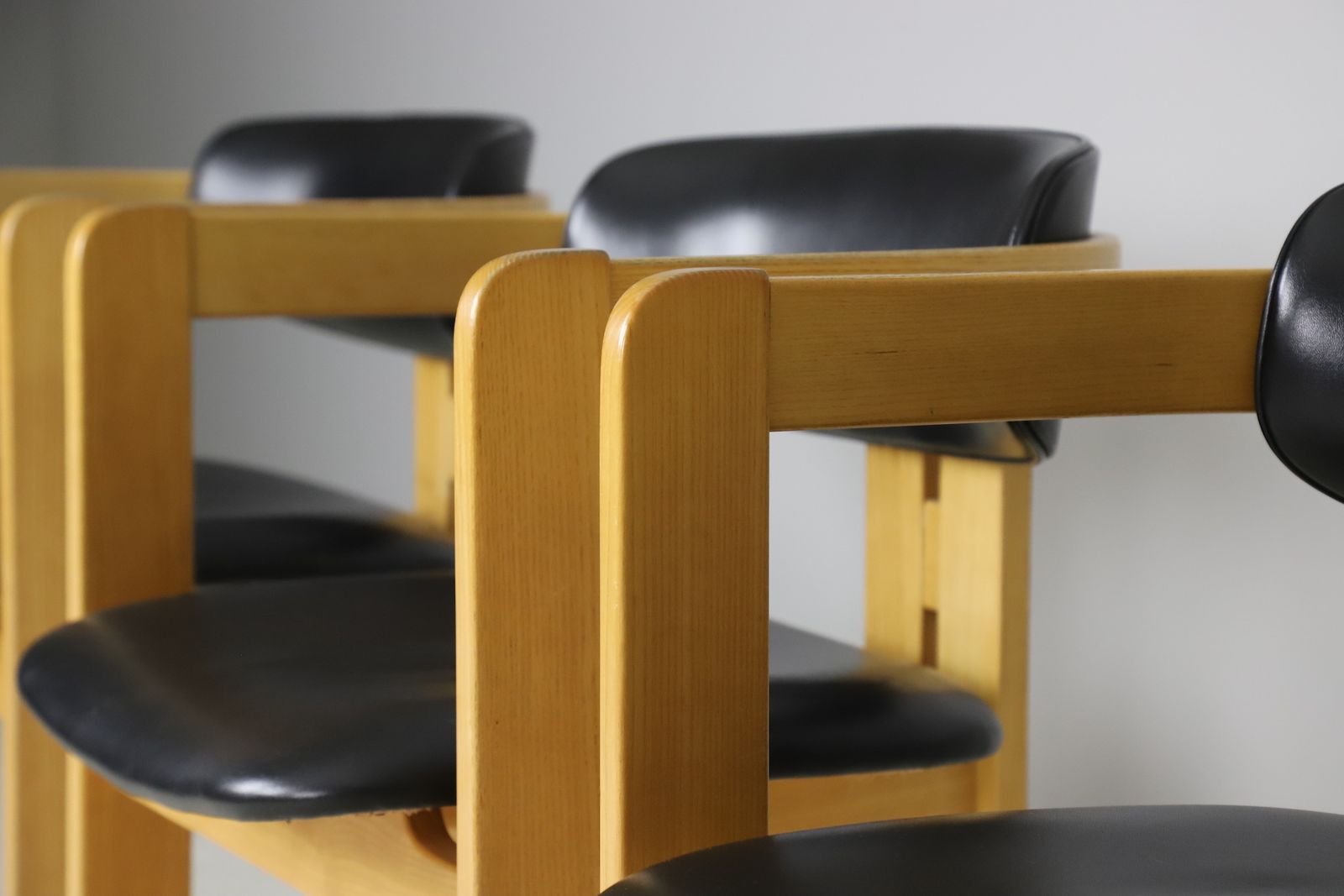 photo furniture Italian Dining Chairs In The Manner Of Tobia Scarpa