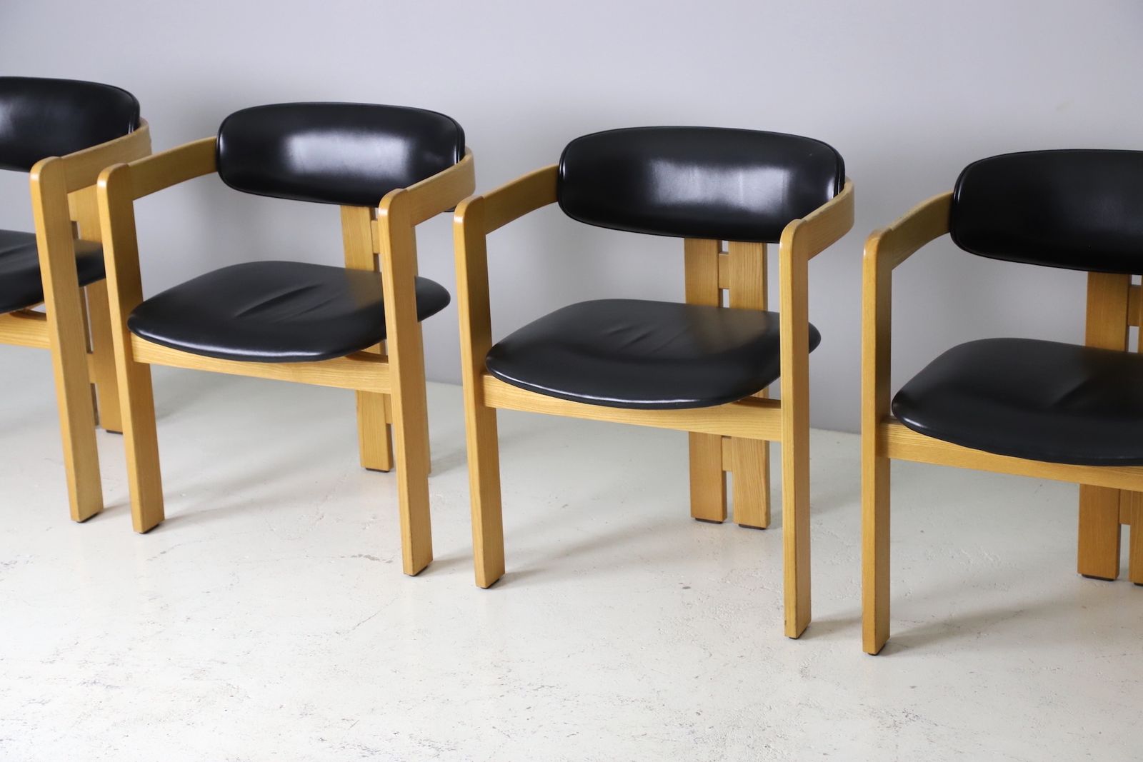 2998.0 Italian Dining Chairs In The Manner Of Tobia Scarpa photo