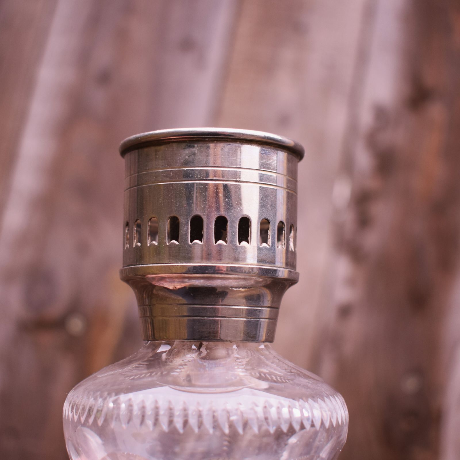Antique Vintage Thomas Webb & Sons Lead Crystal Silver Plate Candlestick photo vinterior