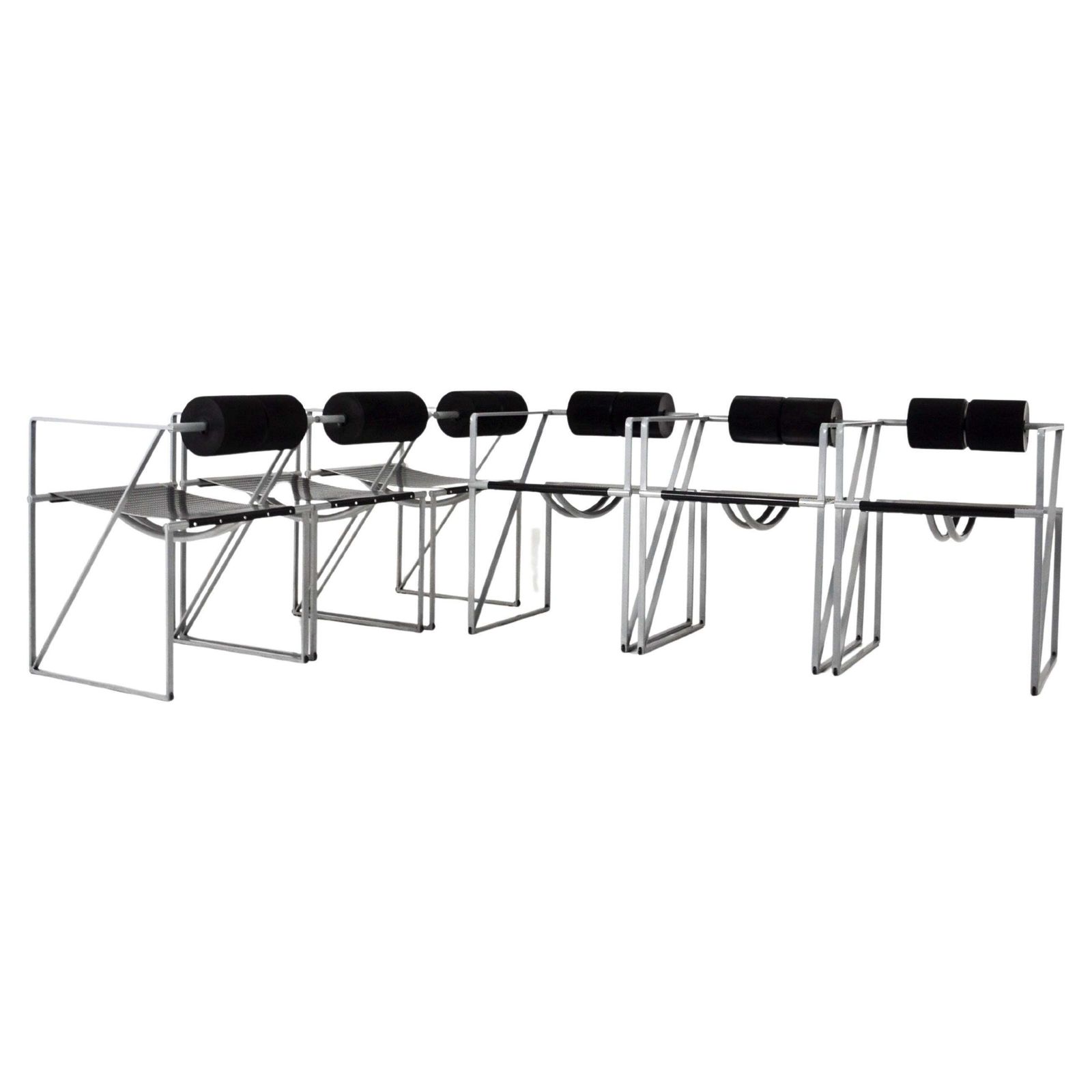"Seconda 602" Chairs By Mario Botta For Alias, 1980s, Set Of 6