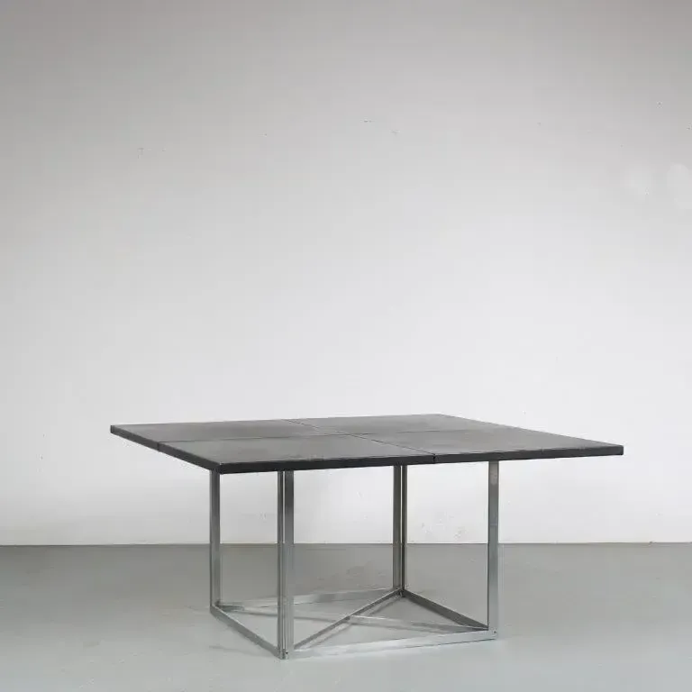 Pk40 Dining Table By Poul Kjaerholm For Fritz Hansen, Denmark, 1980 photo furniture