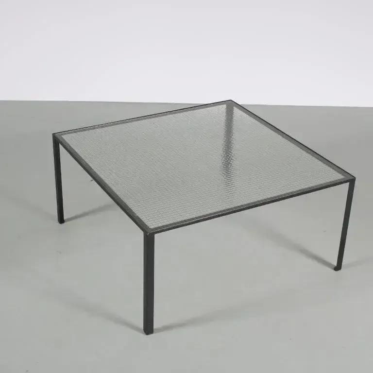 1950s Safety Glass Coffee Table By Floris Fiedeldij For Artimeta, Netherlands photo for sale