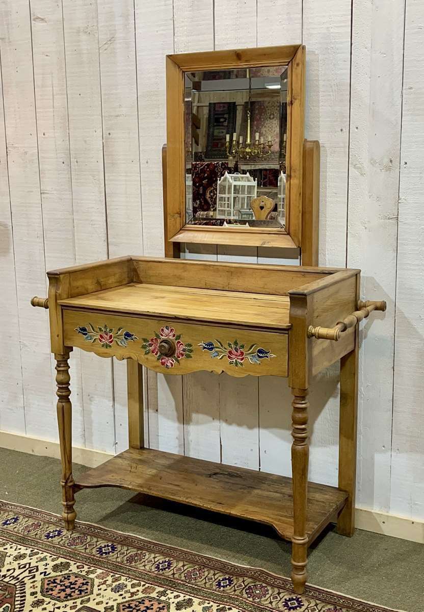 Fir Dressing Table Early 20th Century photo vinterior