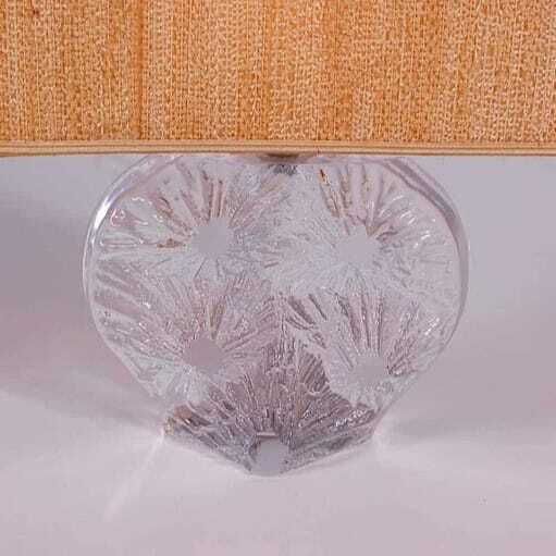 1970s Glass Table Lamp By Daum, France photo furniture