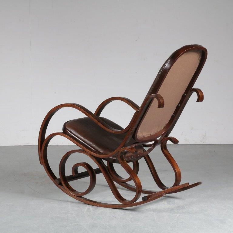 1970s Rocking Chair By Luigi Crassevig From Italy photo for sale