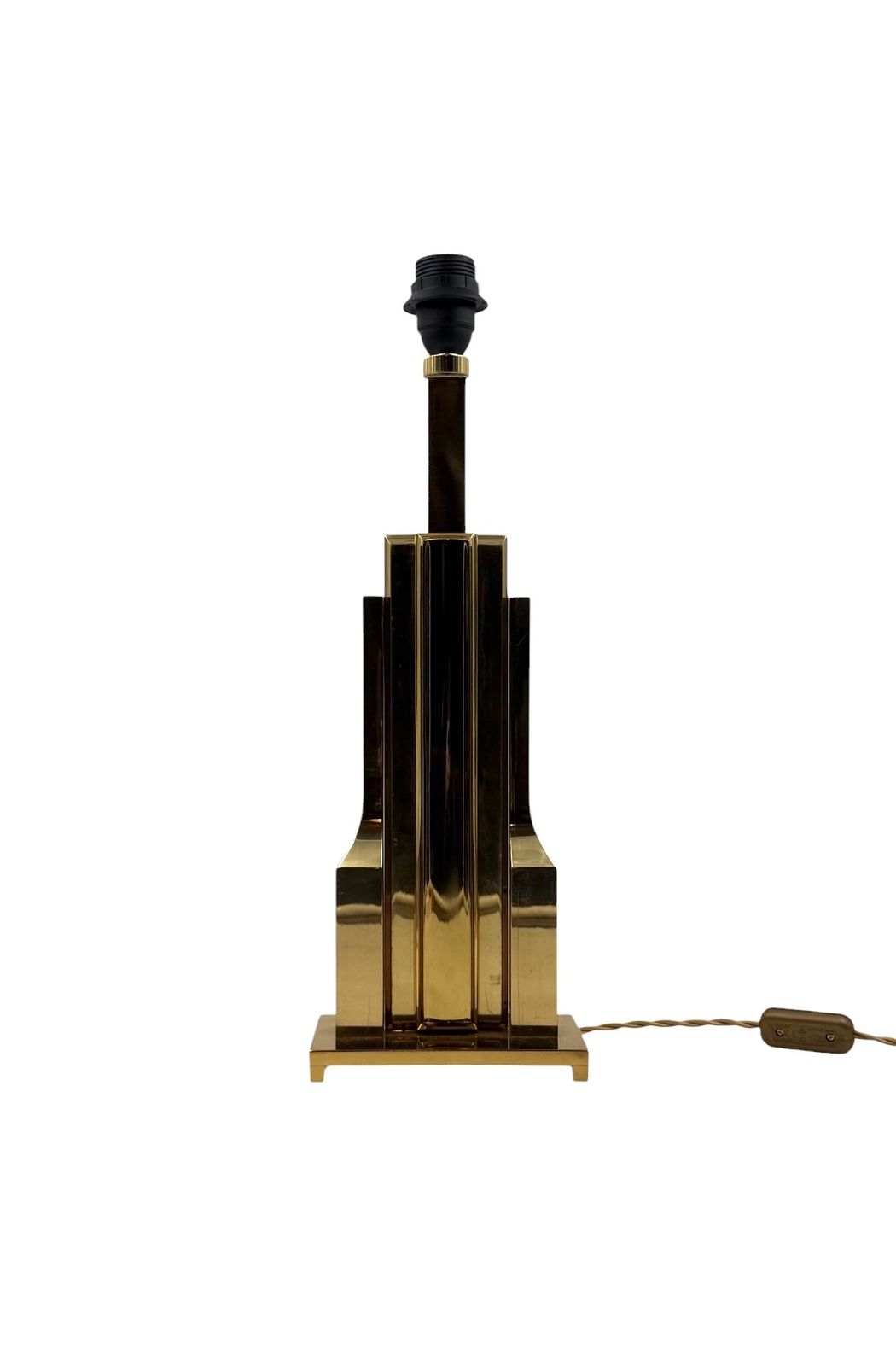 Luciano Frigerio, Hollywood Regency Mod. Tartaro Table Lamp Base, Italy 1970 photo vintage