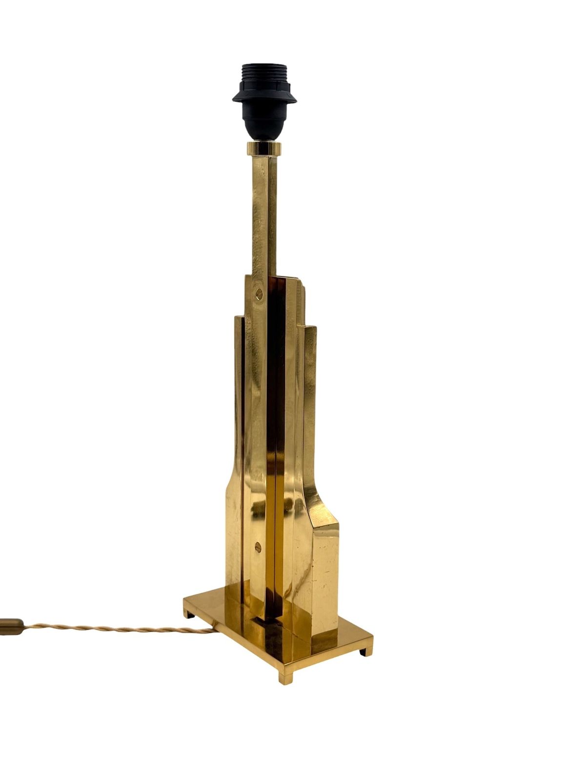 photo vinterior Luciano Frigerio, Hollywood Regency Mod. Tartaro Table Lamp Base, Italy 1970
