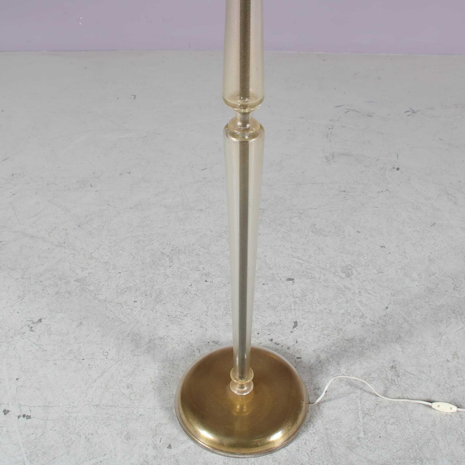 1940s Murano Glass Floor Lamp From Italy photo vintage