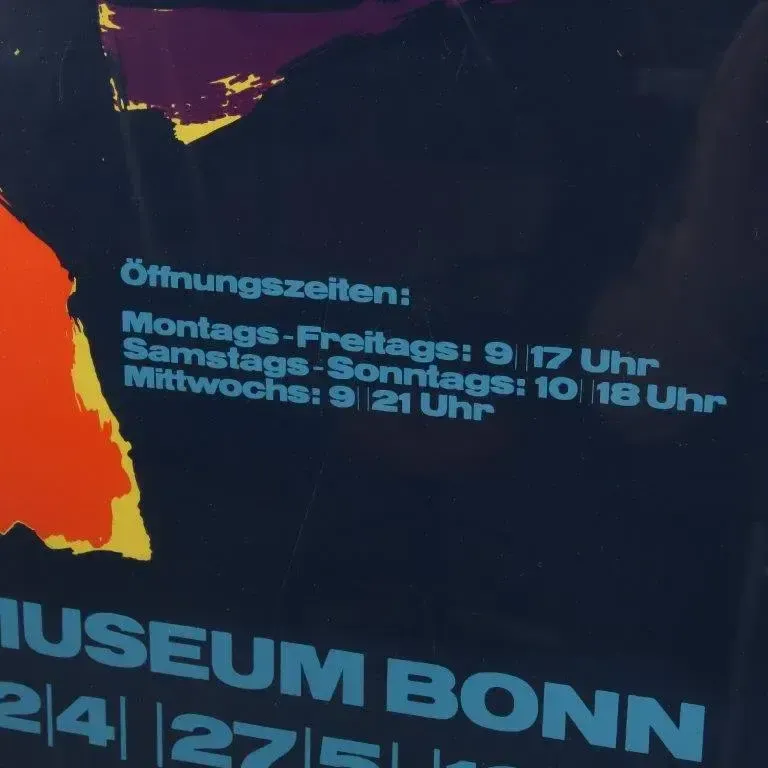 Karel Appel Silk Screen For The Rheinisches Landesmuseum Bonn, Germany, 1979 photo vinterior