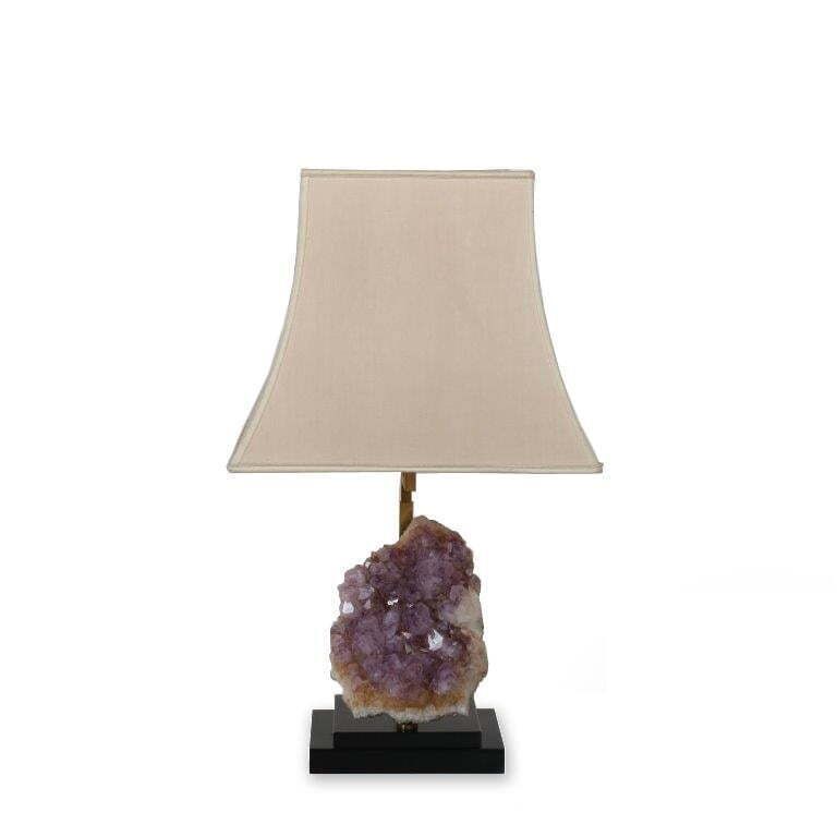 photo for sale Amethyst Table Lamp In The Style Of Willy Daro, Belgium 1970