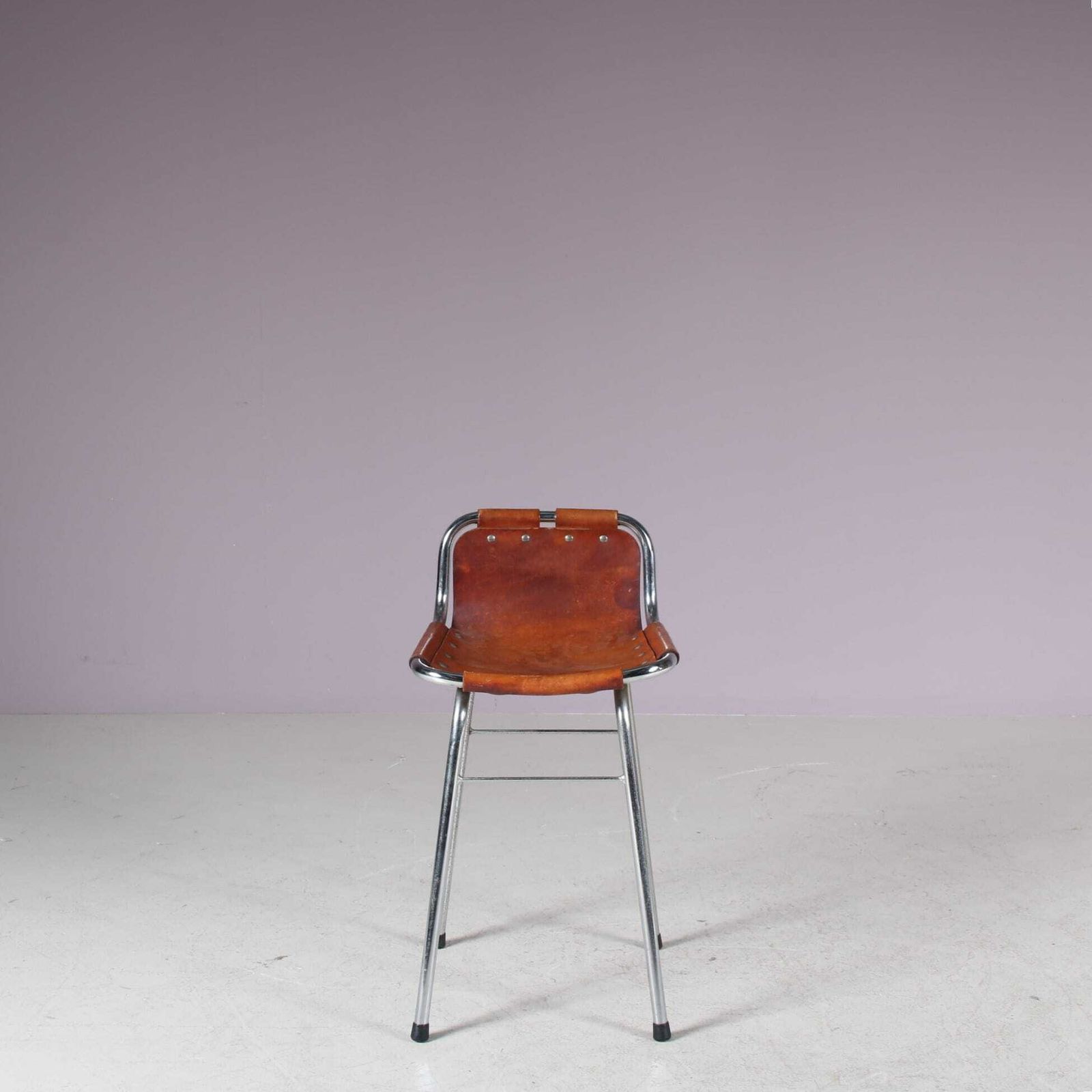 1970s Charlotte Perriand Bar Stool For Les Arcs, France photo furniture