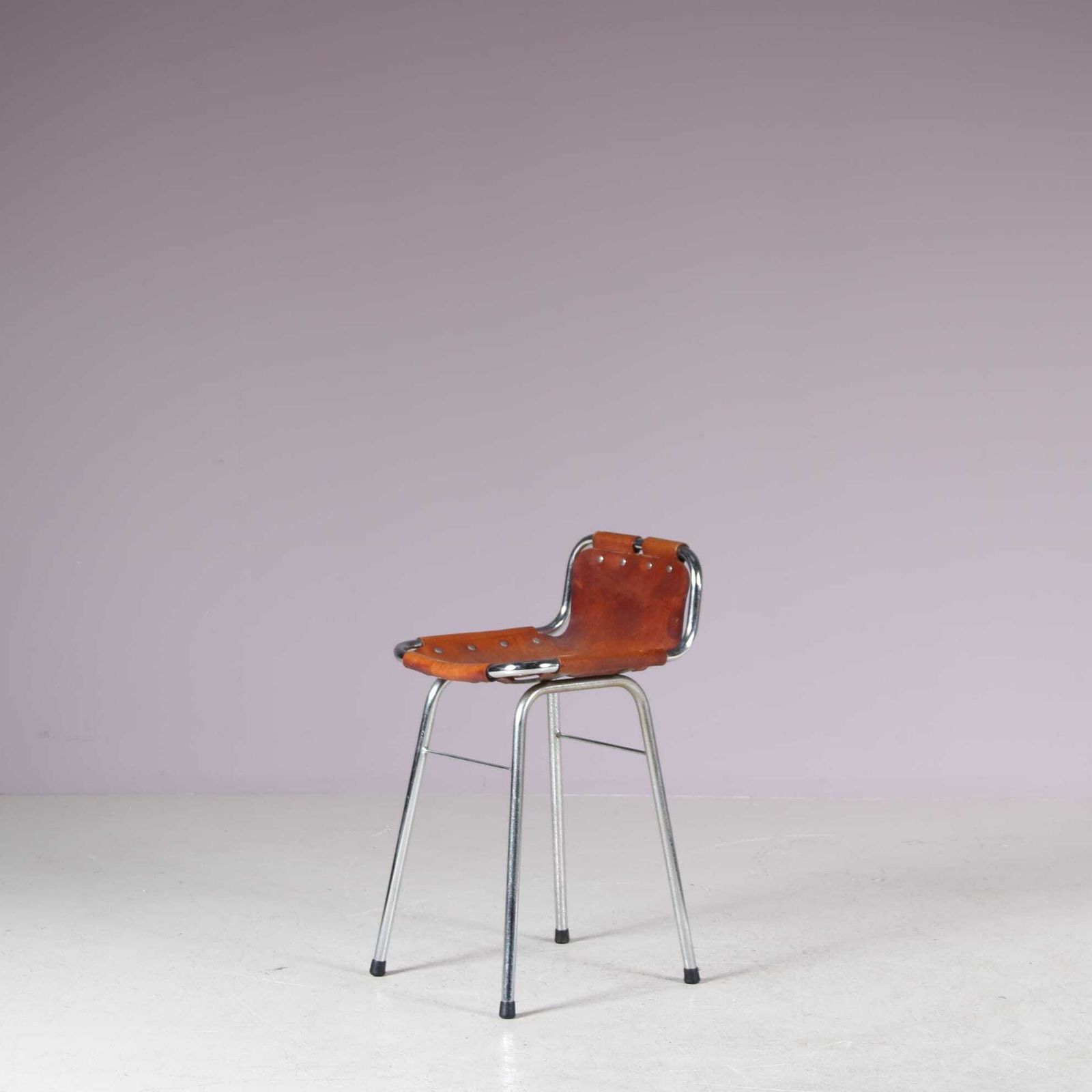 1970s Charlotte Perriand Bar Stool For Les Arcs, France photo Furniture