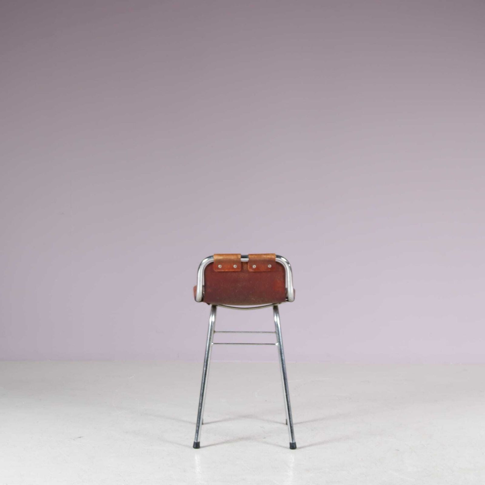 1970s Charlotte Perriand Bar Stool For Les Arcs, France photo vinterior