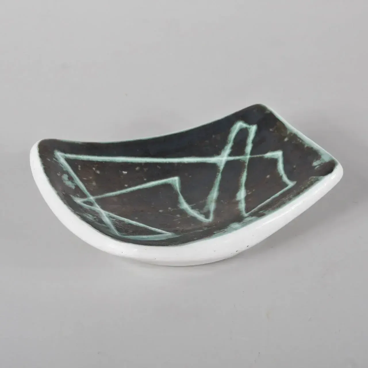 1960s Ceramic Dish In The Manner Of Georges Jouve, France