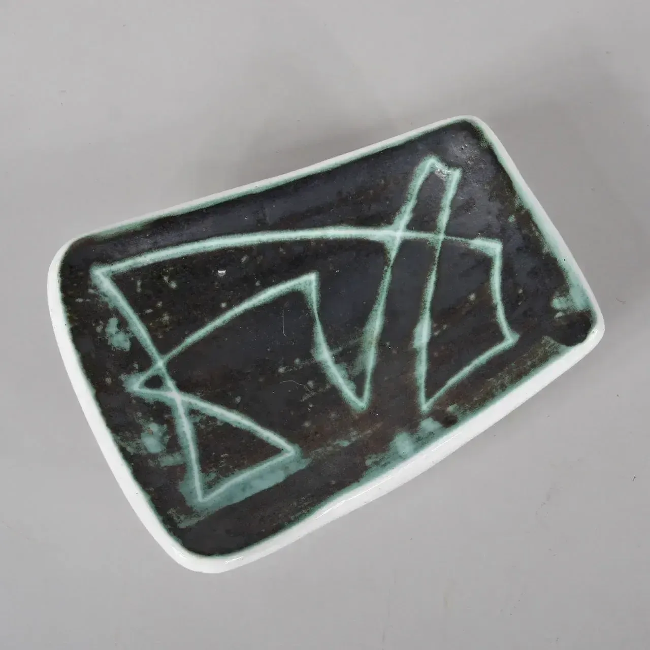 1960s Ceramic Dish In The Manner Of Georges Jouve, France photo for sale
