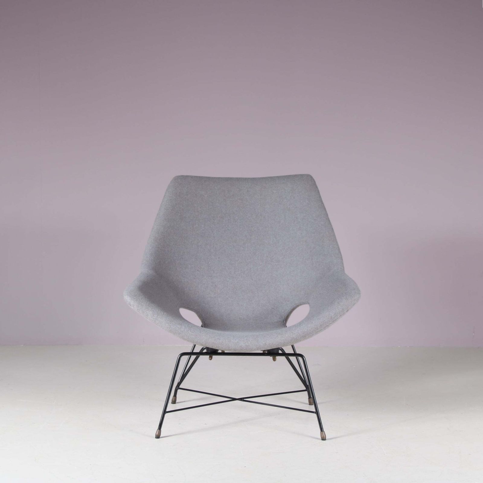 “Kosmos” Lounge Chair By Augusto Bozzi For Saporiti, Italy 1950 photo Furniture