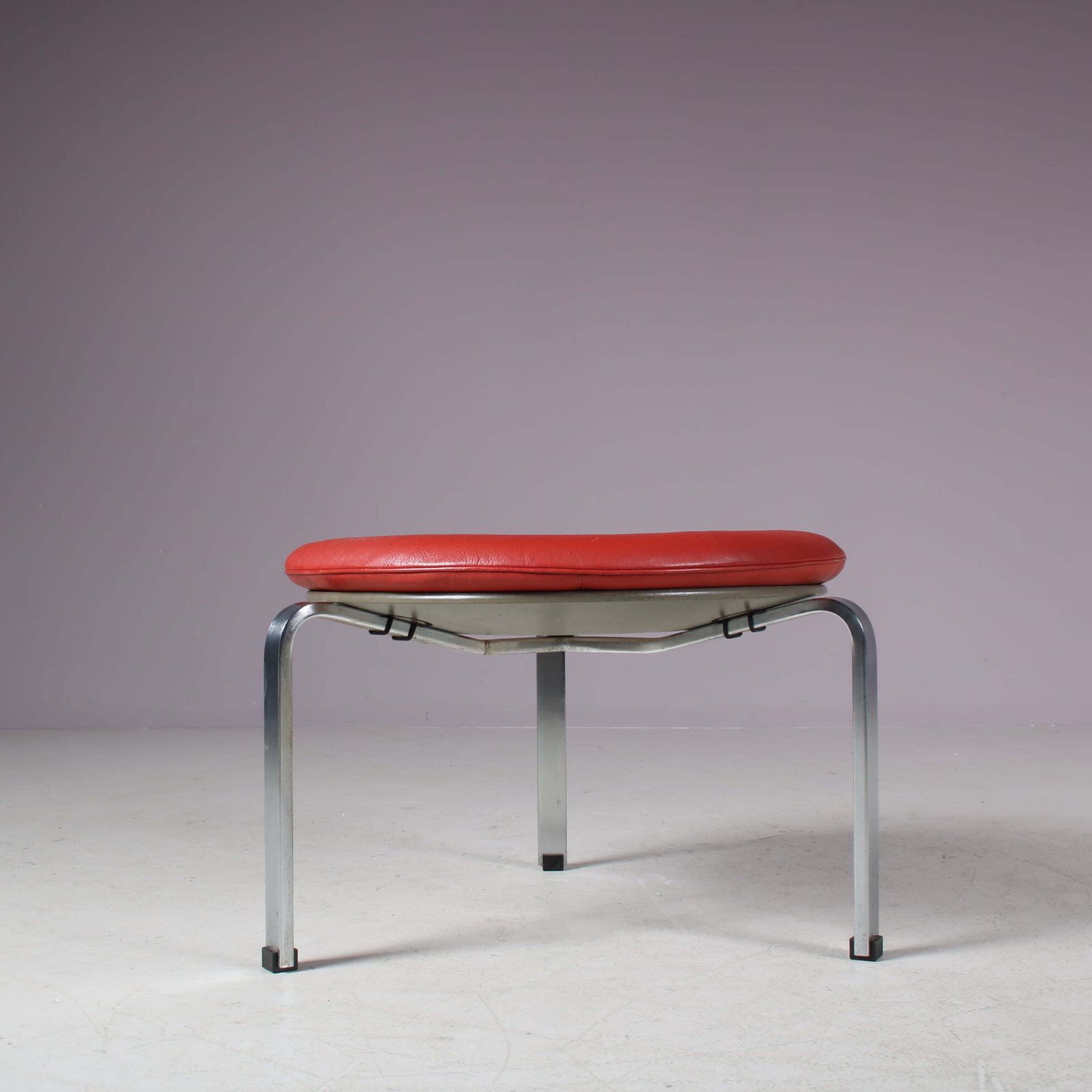 “Pk33” Stool By Poul Kjaerholm For Fritz Hansen, Denmark 1980 photo buy