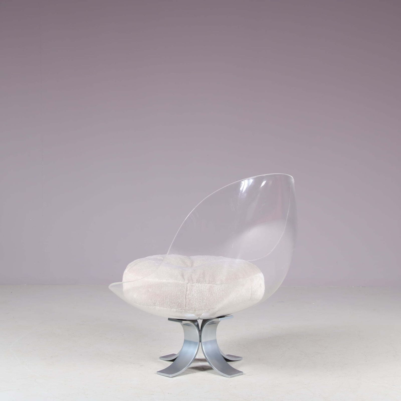 Plexiglass Lounge Chair By Michel Pigneres, France 1970 photo furniture