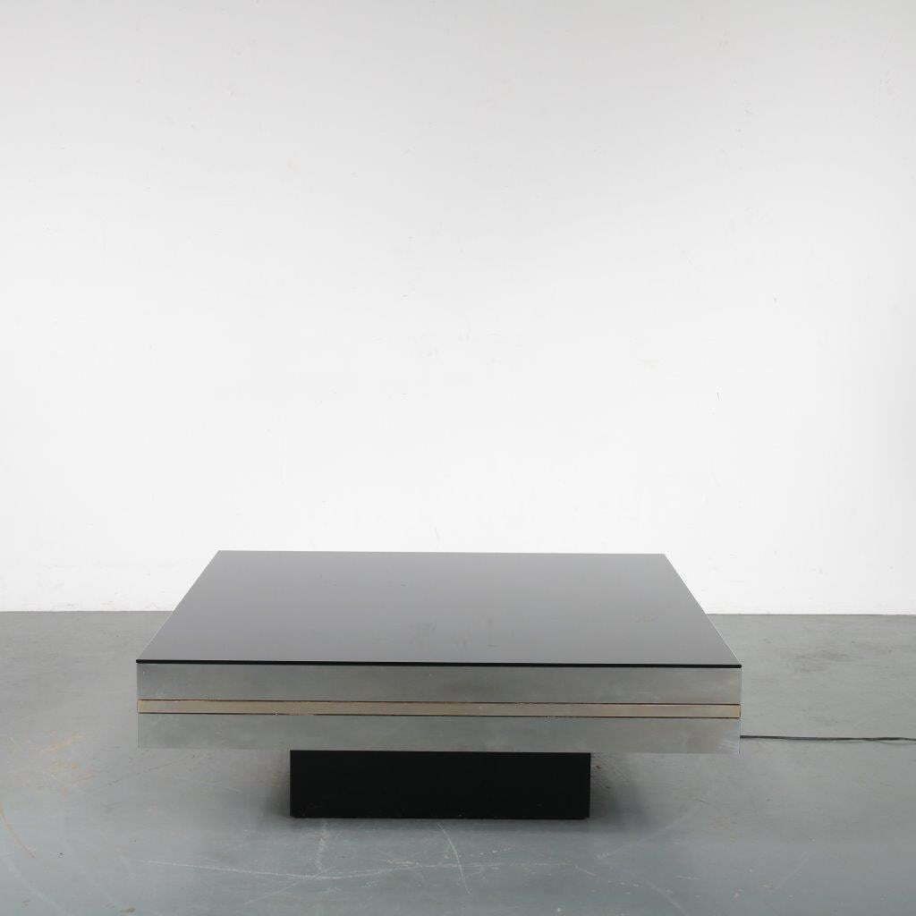 2439.0 Square Uplighter Coffee Table In The Style Of Maria Sabot, Belgium 1970 photo