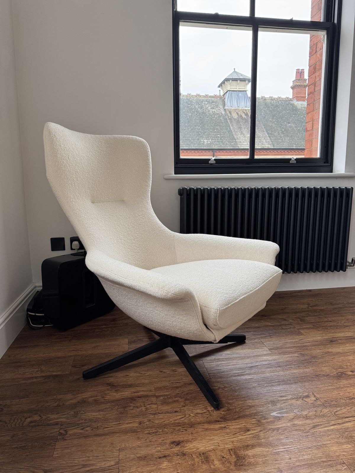 photo for sale Kingsliving Boucle Chair & Foot Stall Rrp£3385