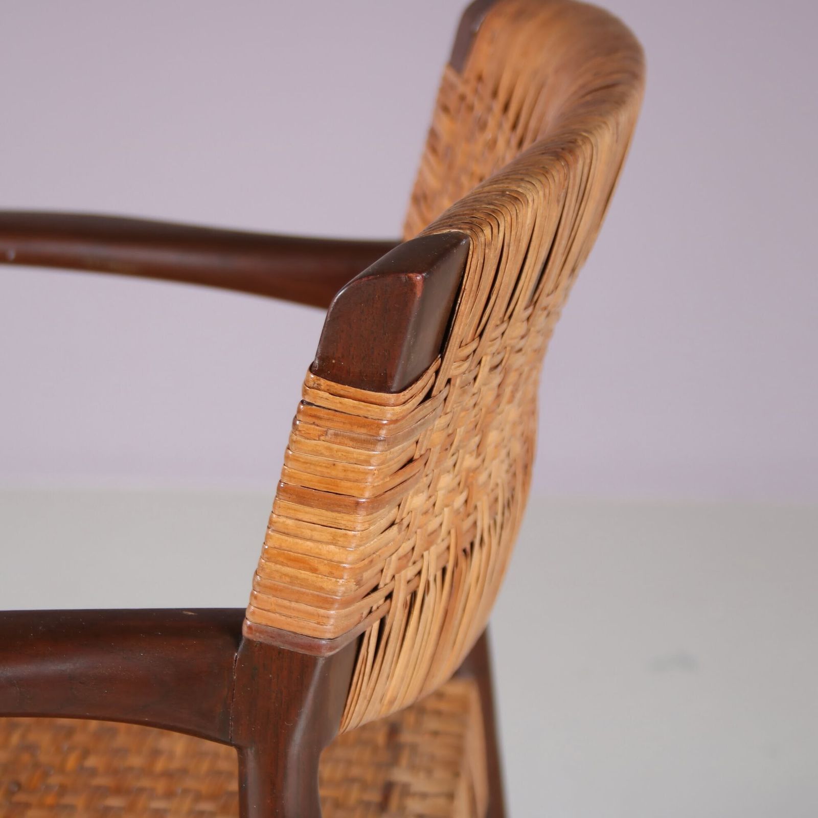 Side Chair By Einar Larsen & Aksel Bender Madsen For Willy Beck, Denmark 1950 photo vinterior