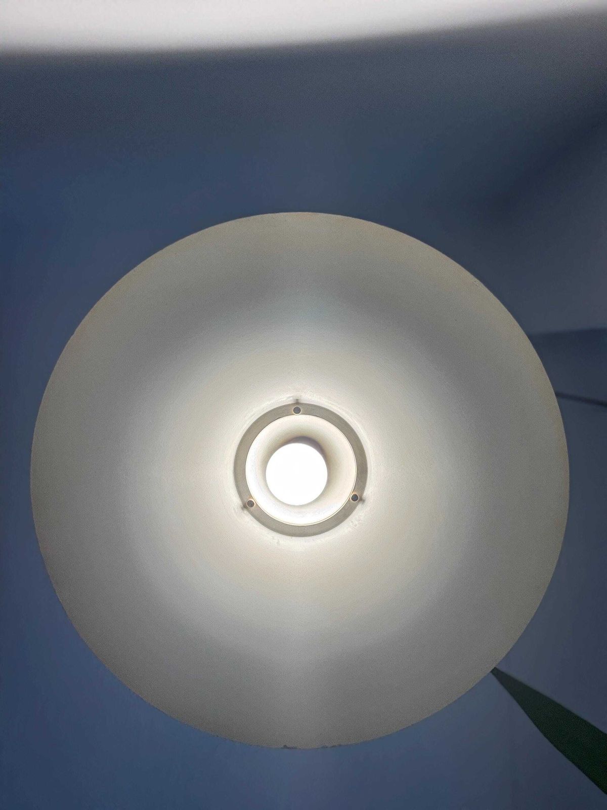 Scandinavian Design "Witch Hat" Golden Pendant Light 1970’s photo Lighting