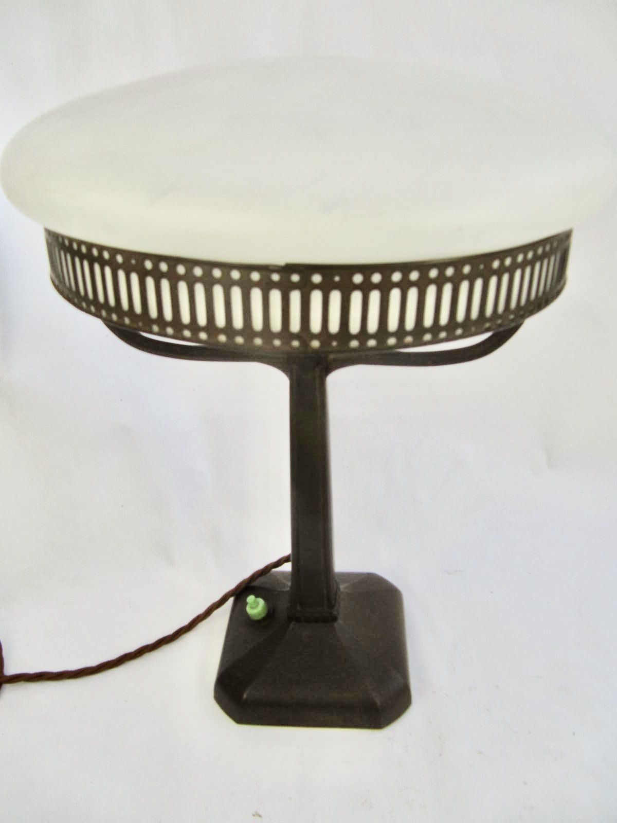Art Deco Lamp Elegant Jugendstil, Sweden 1920s Bronze Or Patinated photo for sale
