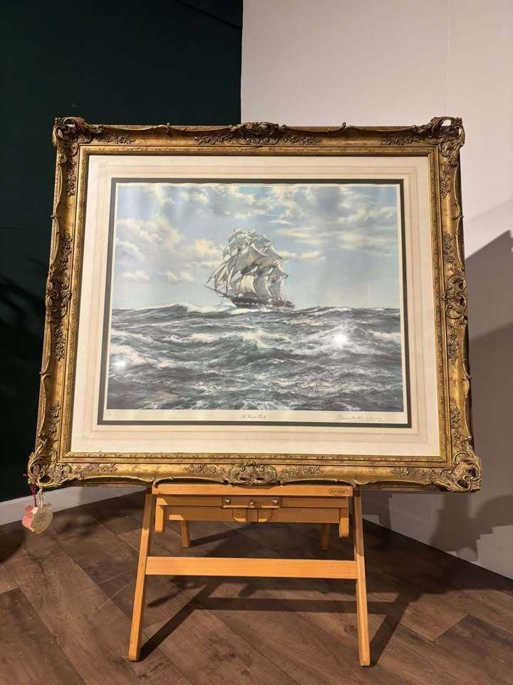 Limited Edition Print   After Montague Dawson, The Windsor Castle, Numbered 184/200 Signed By Lord Mountbatten Of Burma, photo buy