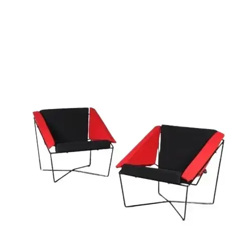 Pair Of “Van Speyk” Chairs By Rob Eckhardt For Pastoe, Netherlands 1984