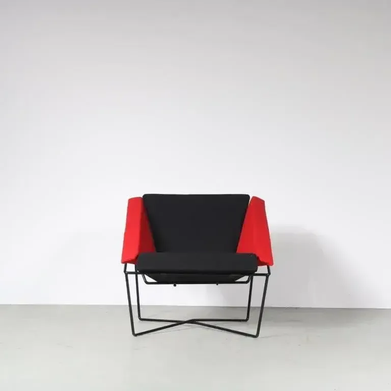 photo for sale Pair Of “Van Speyk” Chairs By Rob Eckhardt For Pastoe, Netherlands 1984