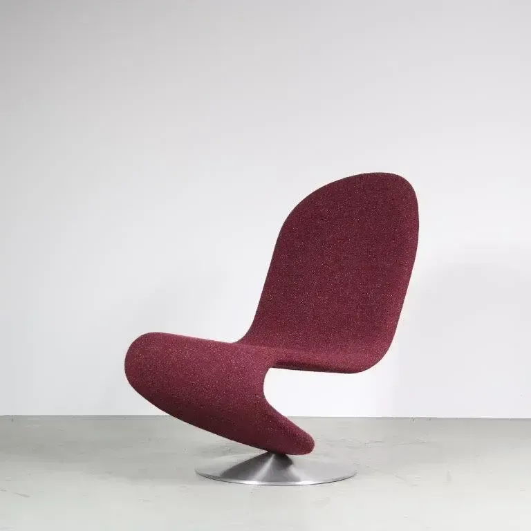 2020s Edition Of 1970s 1 2 3 Chair By Verner Panton For Verpan, Denmark photo furniture