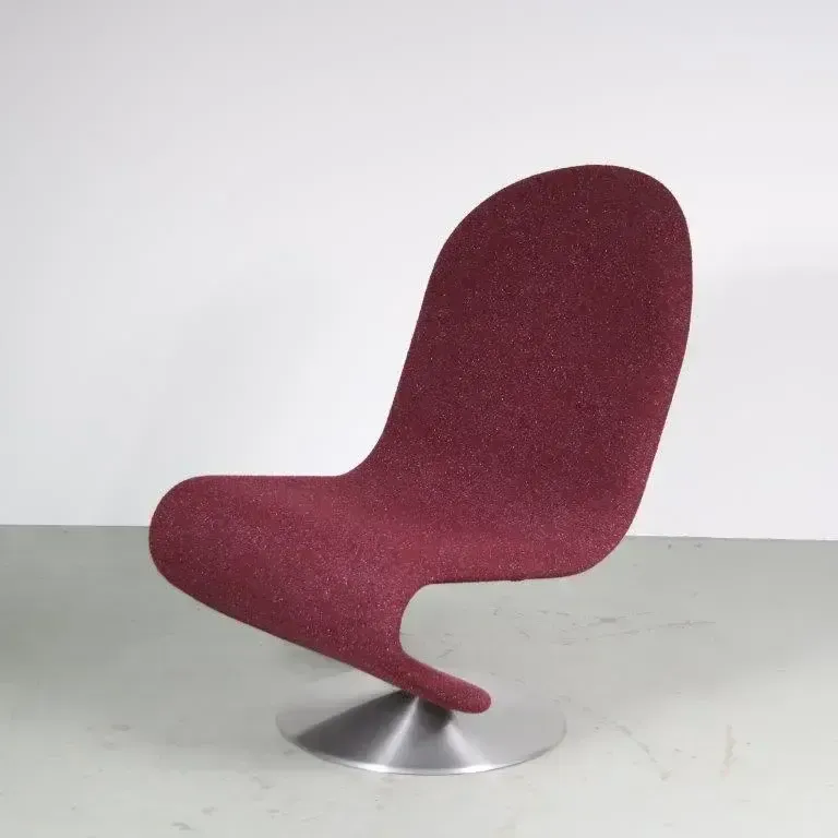 2020s Edition Of 1970s 1 2 3 Chair By Verner Panton For Verpan, Denmark photo for sale