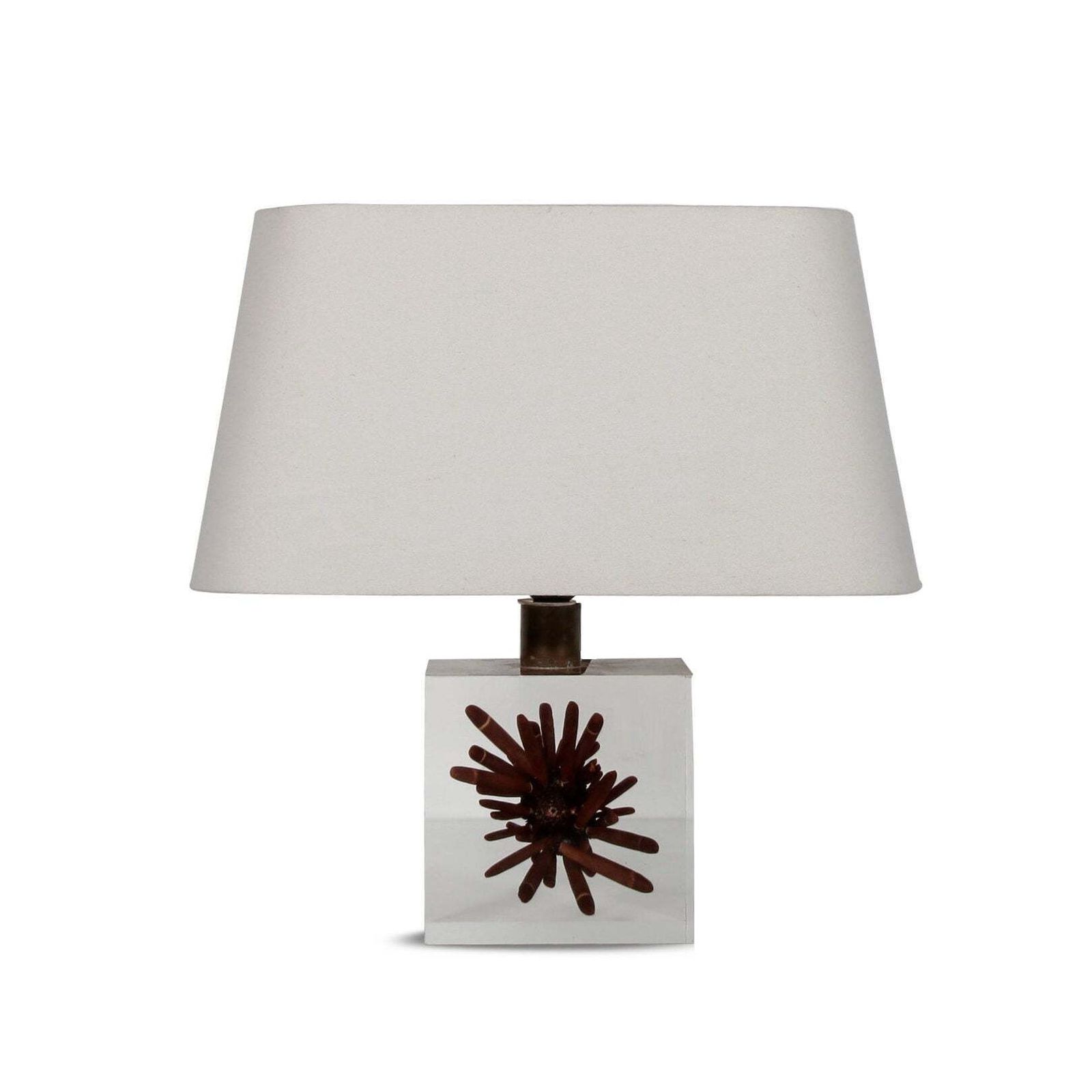 photo for sale Pierre Giraudon Resin With Coral Table Lamp, France 1970